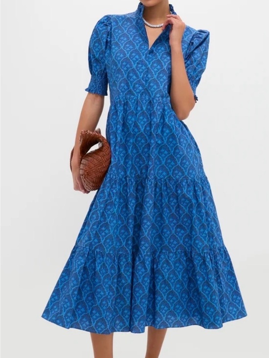 Hyacinth House Dresses & Skirts - Hyacinth House Bennett Midi Dress Navy Blue Floral Size